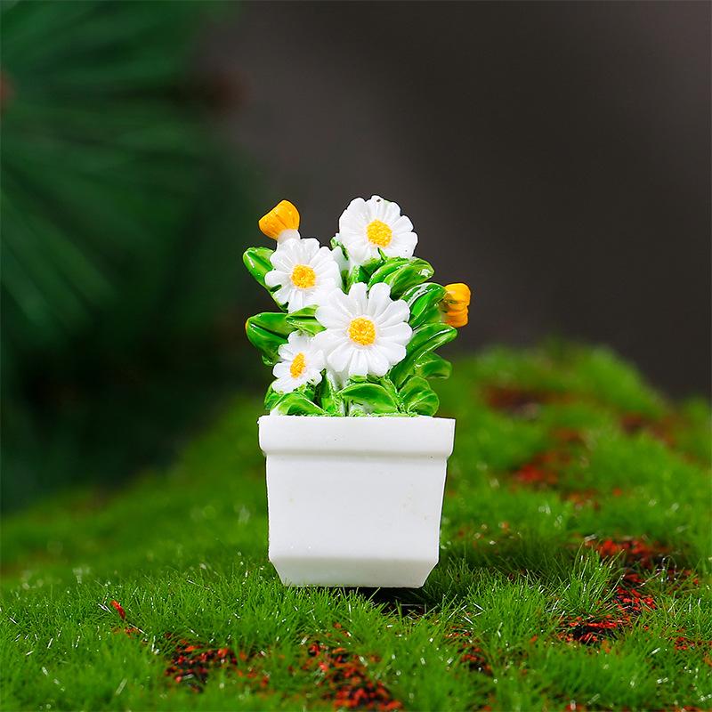 

Искусственные цветы Искусственные цветы Суккуленты Комнатные растения Смола Ручная работа Кукольный домик Настольные Мини-украшения Model A