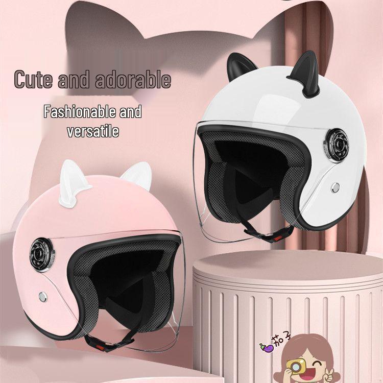 3C Electric Vehicle Helmets for Men & Women, All-Season, Stylish, High-Quality, Trendy New Design, Fashionable Internet Favorite