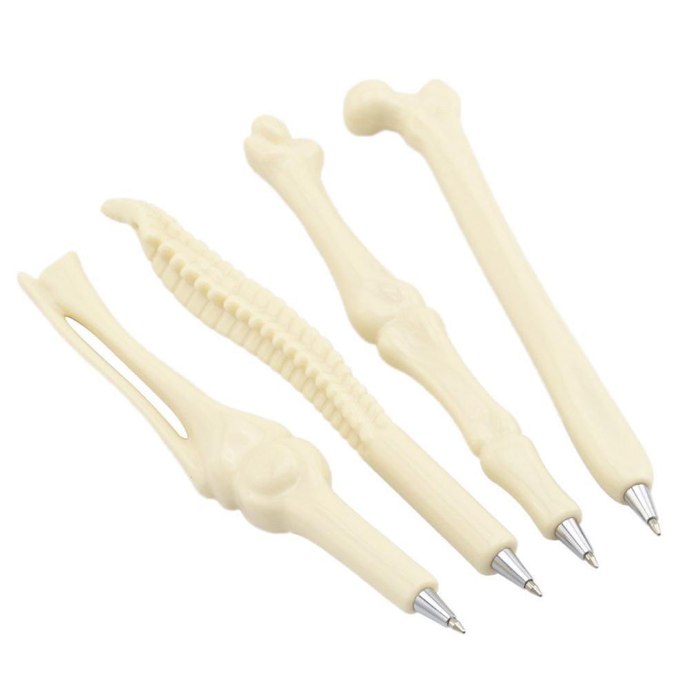 

20 Pcs Bone Shaped Plastic Ballpoint Pen 147Mm Novelty Creative Office Stationery Funny Gift For Nurses Doctors Healthcare чорний