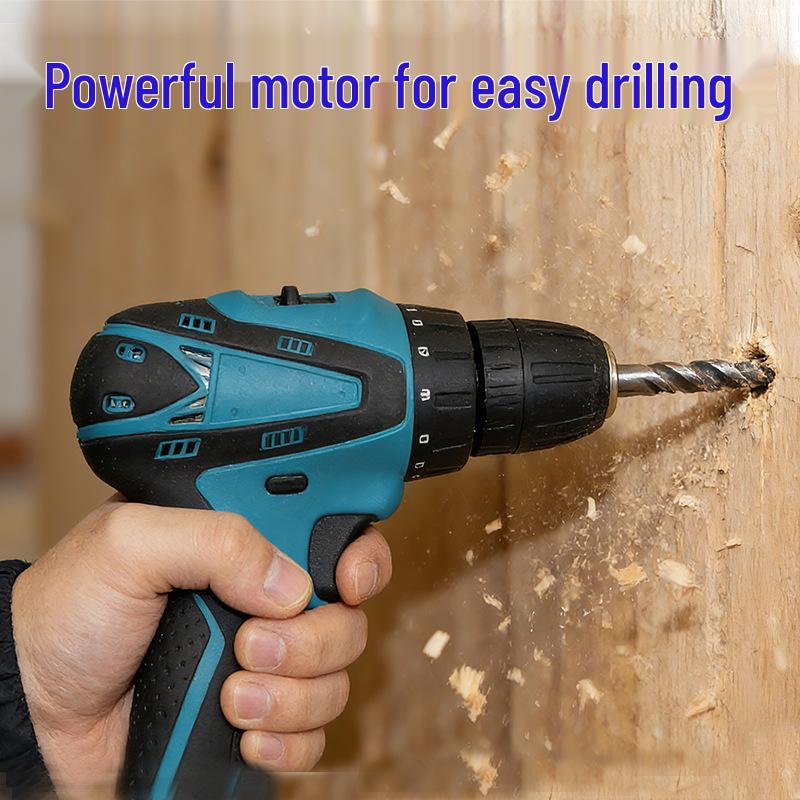 12V Hochleistungs-Lithium-Akku-Schlagbohrschrauber-Set