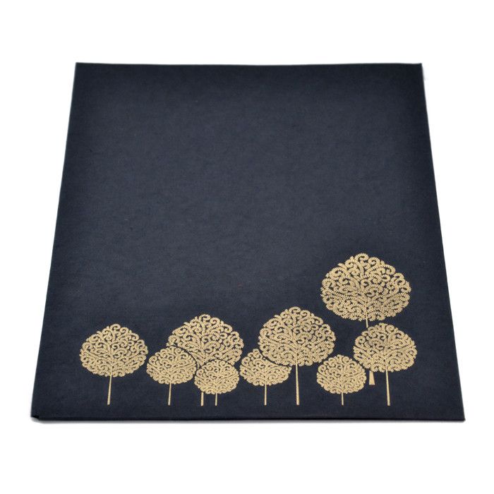 PAPERTREE ARANIA Lot de 5 Pochettes (A4) Noir
