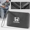 Car Logo Suede Large-Capacity Men's Coin Purse Card Wallet For Honda Civic XR-V CR-Z CRV HRV City Accord Legend Jazz RR VTi FitOW3