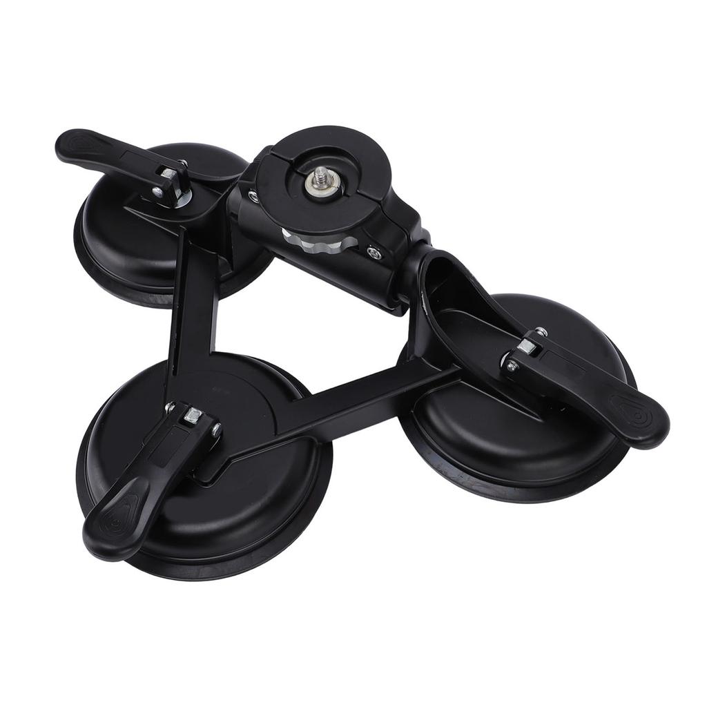 Triple Suction Cups Car Mount Fit for Insta360 X5 X4 X3 Action Camera Suction Cup Mount Holder for DSLR Mirrorless Camera 20KG Load Capacity