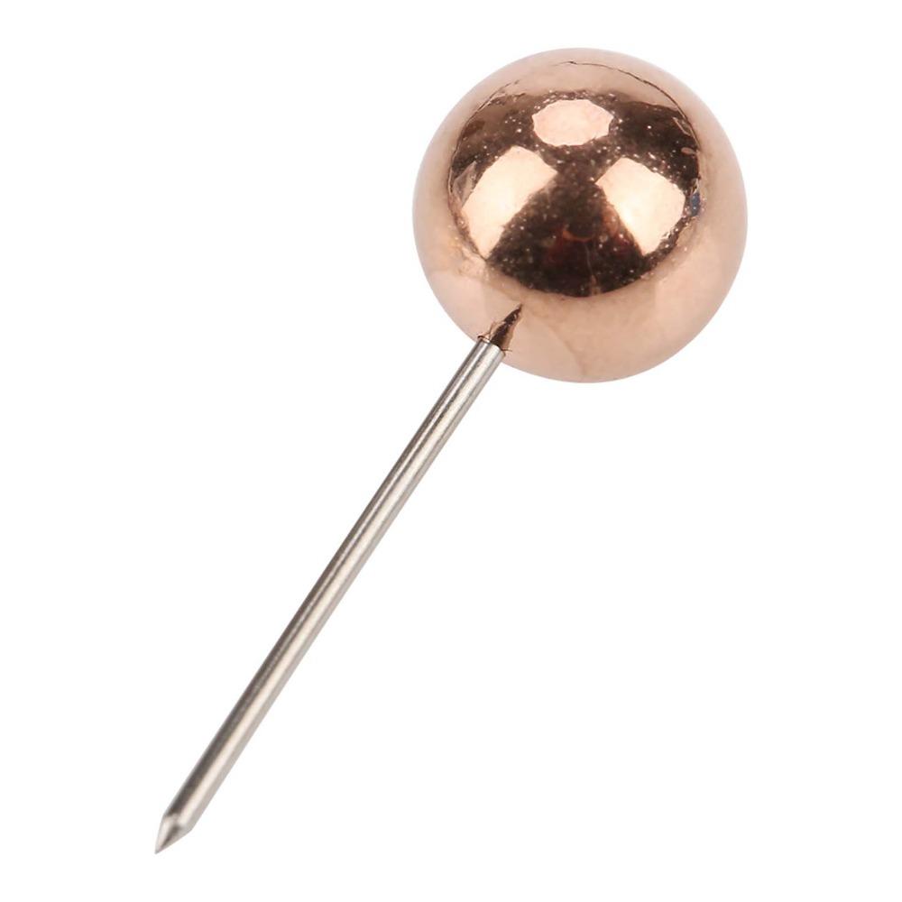 200pcs Rose Gold Pushpin Plastic Straight Pin Decorative Thumbtack Pins  Cork Boards