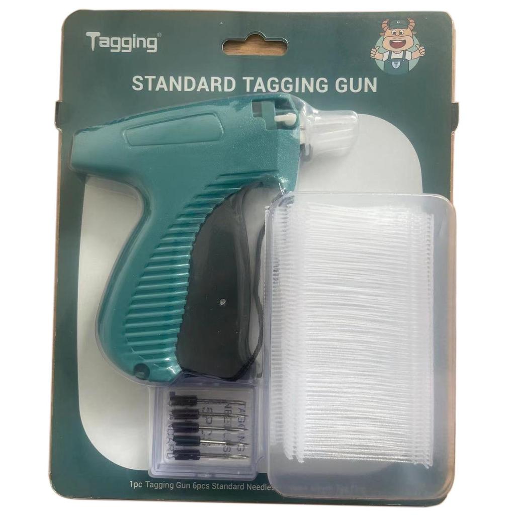 Zestaw pistoletu do tagowania w stylu grubym: 1 Pistolet, 5 Igieł, 1000 Mocowań