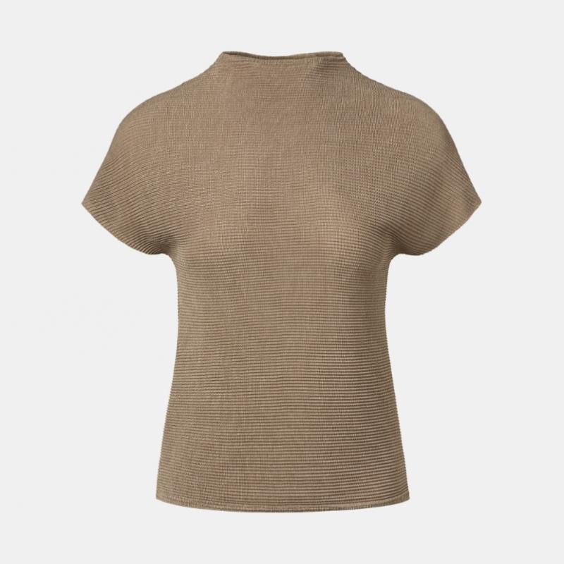 PleaTs Me PickeT Jersey Mock Neck Dolman ShorT Sleeve T shirT ppTss126001