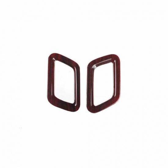 For Nissan Altima - Red Wood Grain Dashboard L&R Air Outlet Vent Trim 2X