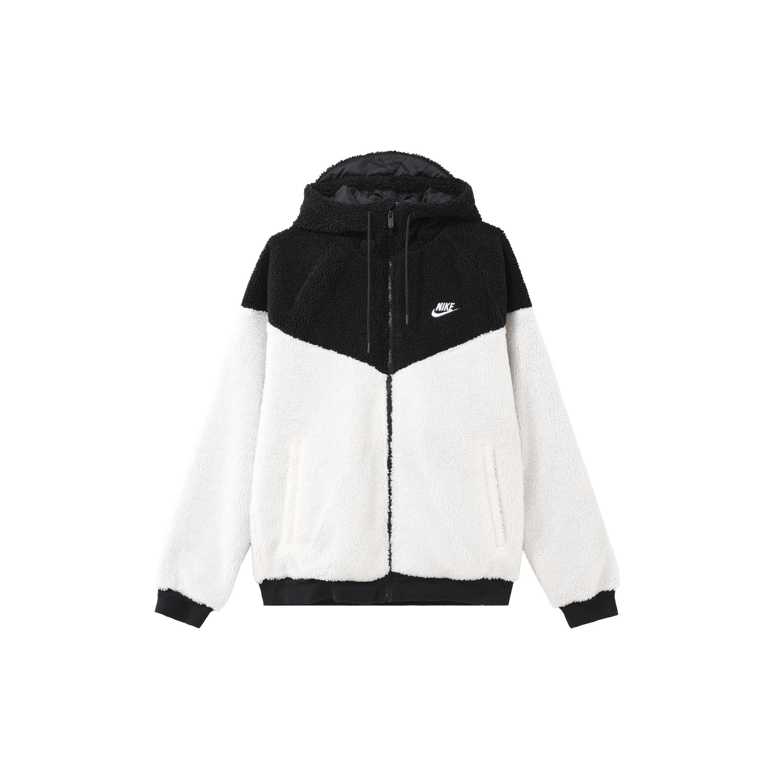Nike Windrunner lamb s wool Stay Warm Athleisure Casual Sports polar fleece Jacket Creamy White Men s DD0300-016 L