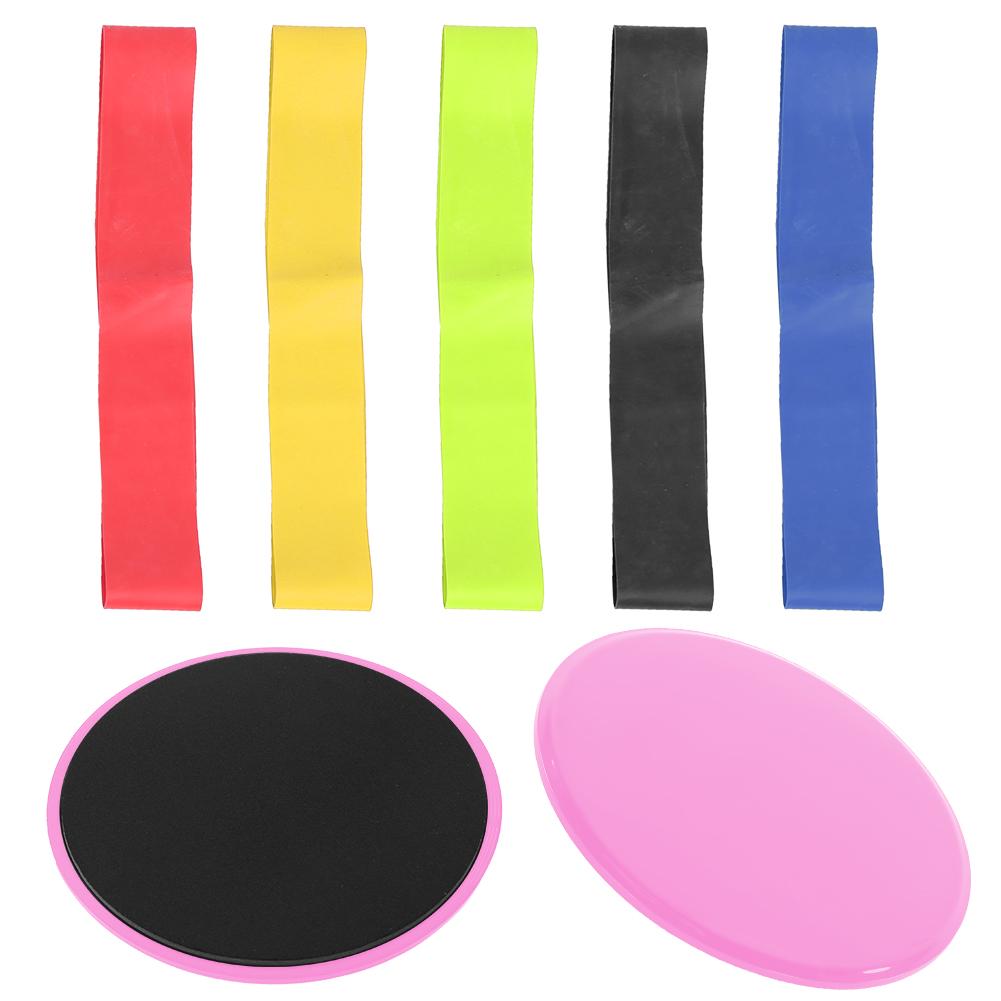 Спортивные Упражнения Скользящие Диски Диски Слайдер Тренировка Тренировочный Скользящий Коврик Фитнес Оборудованиерозовый