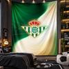 Wall Hanging Tapestry Real Betis Football Print Cloth for Living Room Bedroom Home Decor
