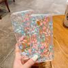 Small fresh flowers are suitable for Apple 17promax mobile phone case 16 all-inclusive soft case iphone12 light and transparent case.