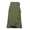 One Piece Lace up Irlong Regular Skirt One Piece Shoelace Irregular Long Dress