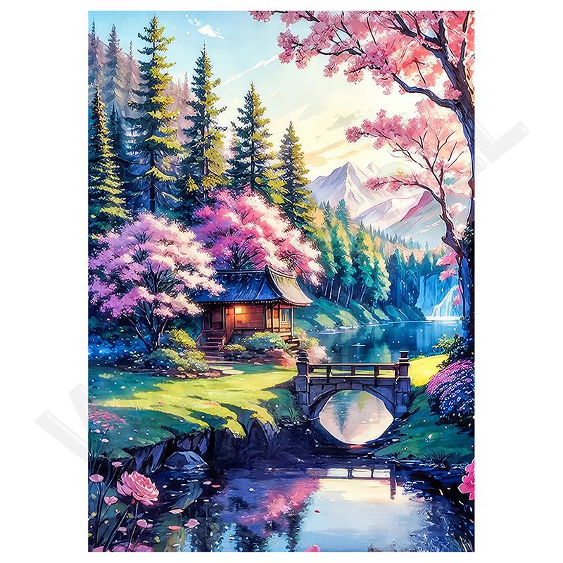 New 5D Diy Diamond Paintings 30x40 cm Mosaic Wall Diamond Art Painting Kits Embroidery Full Crystal Accessories New 2025 Paint