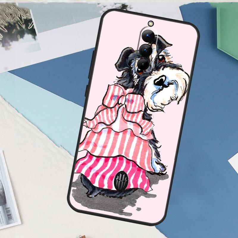 Miniature Schnauzer dog art Case For ZTE Nubia Red Magic 8S 9S 10S 10 9 8 11 Pro Plus 6 7 6S 7S Pro 5G 6R 10 Air Cover
