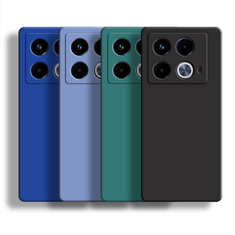 For Infinix Note 40 Case For Infinix Note 40 4G 5G Cover 6.78 Inch Original Liquid Silicone Rubber Shockproof Bumper For Note 40