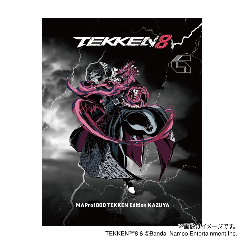 Maestraudio MAPro1000 TEKKEN Edition KAZUYA collaboration limited production type wired earphones with 10mm dynamic driver Sound tune for fighting