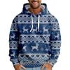 Merry Christmas Hoodies Harajuku Funny Reindeer Graphic Hooded Sweatshirts Women Santa Claus Pullovers Clothing