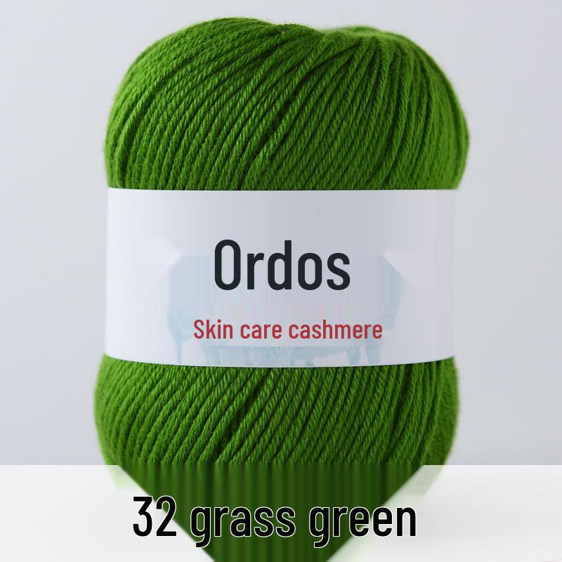 Genuine Baby Cashmere Yarn: Hand-Knitted Scarf for Infants & Toddlers, Medium Thick Milk Cotton for Crochet.