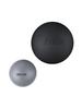Trainer Massage Set of Large and Trigger Point Black X Gray [TRNR] Ball, 2, Small, 6.5cm, 4.5cm, Silicone, Firm, Small, /