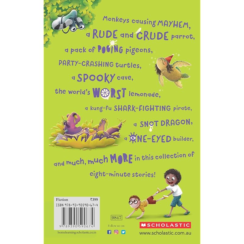 Minute Stories For Year Olds Monkeys causing MAYHEM, a RUDE and CRUDE parrot,