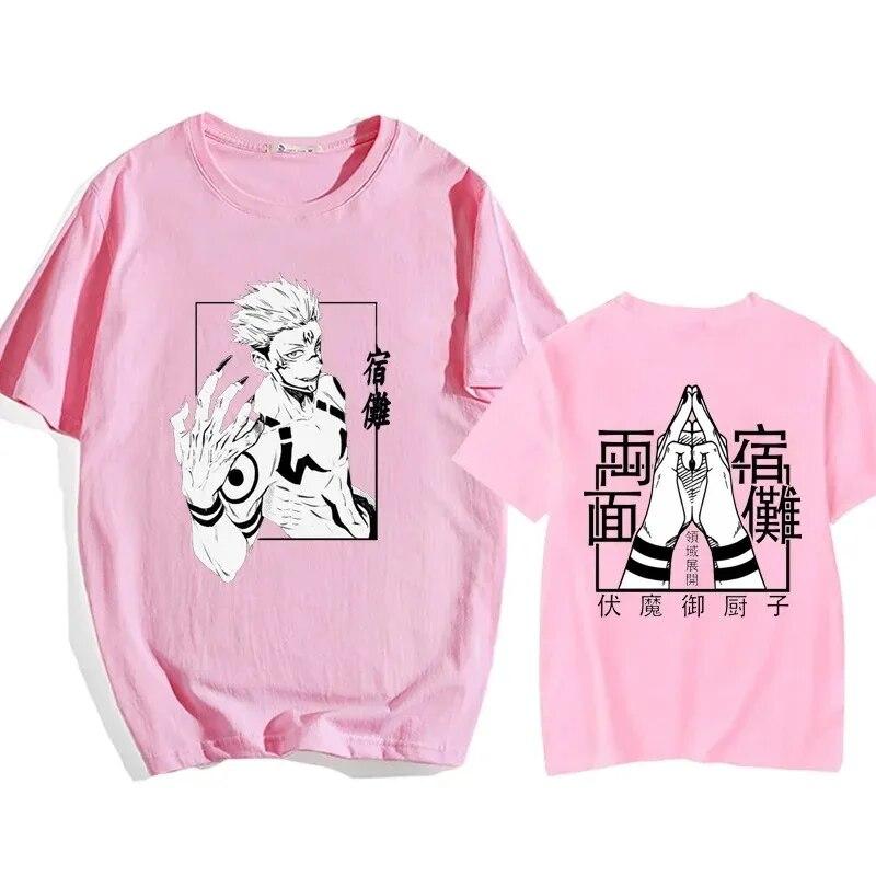 Unisex Women Tee 100% Cotton Anime Printed T-shirt Unisex Casual Loose Cool Y2k T-shirt Unisex