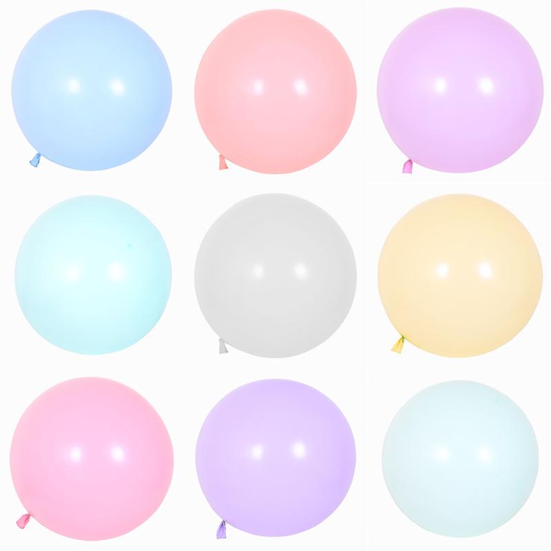 

6/12pcs Giant Latex Balloon Wholesale 36inch Big Macaron Balloon For Birthday Party Baby Shower Wedding Arch Background Decor 36inch 6pcs