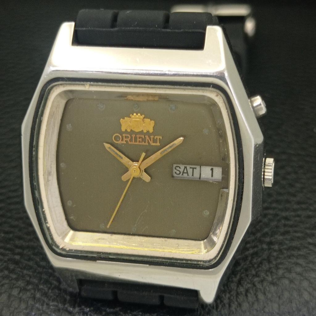 AUTOMATIC VINTAGE ORIENT 46961 JAPAN MENS ORIGINAL DIAL WATCH a700168-5 R201-a700168