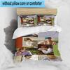 3 Stück K-Pop Musikgruppe 3 Stück Bettwäsche, inklusive 3 Stück Bettbezug und 2 Stück Kissenbezüge. Perfekt für Weihnachten, ideal für Schlafzimmer, Wohnheimzimmer