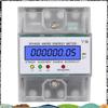3 Phase 4 Wire Energy Meter 220/380V 5-80A Energy Consumption KWh Meter DIN Rail Installation Digital Power Meter