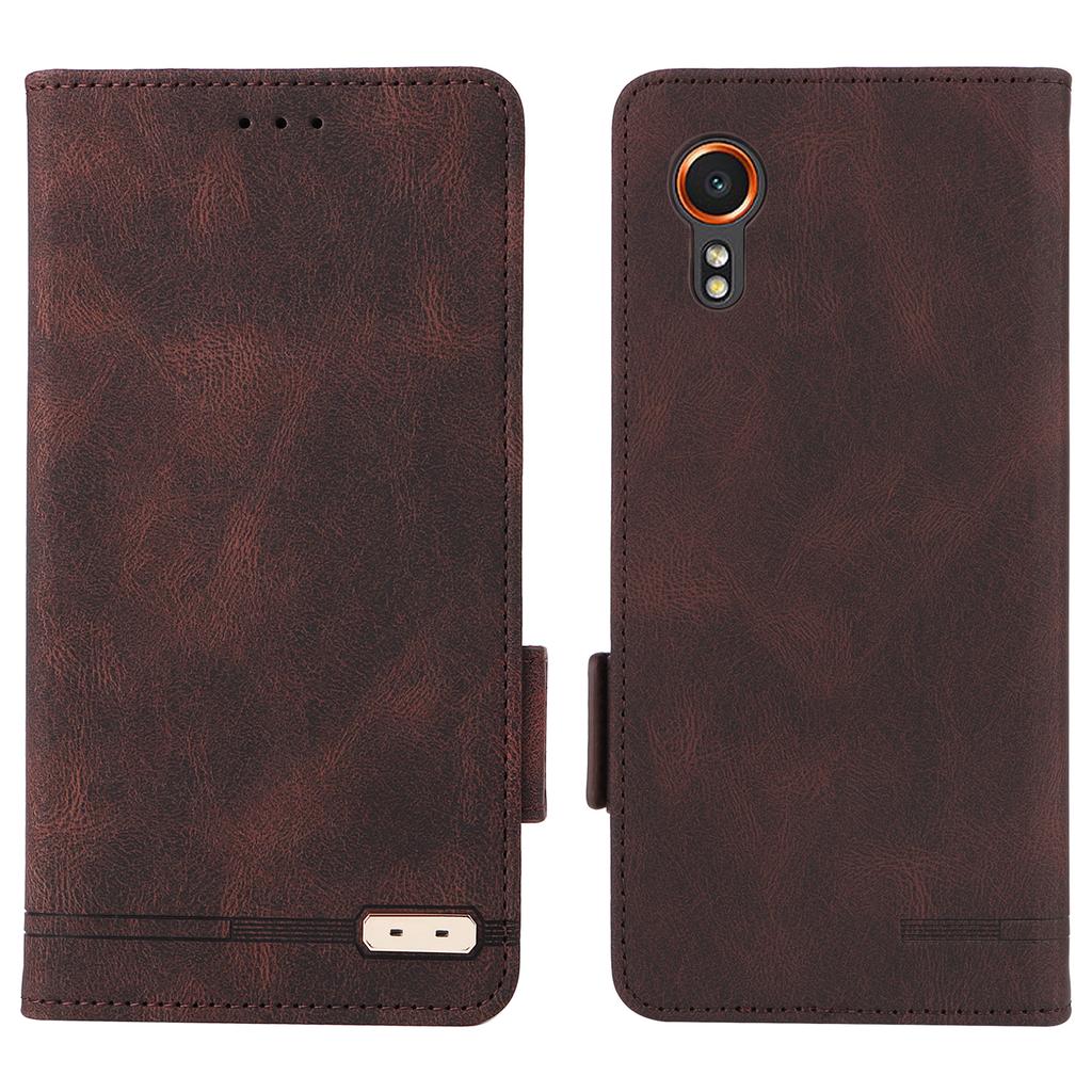 For Samsung Galaxy Xcover7 Flip Phone Case Wallet PU Leather Stand Cover