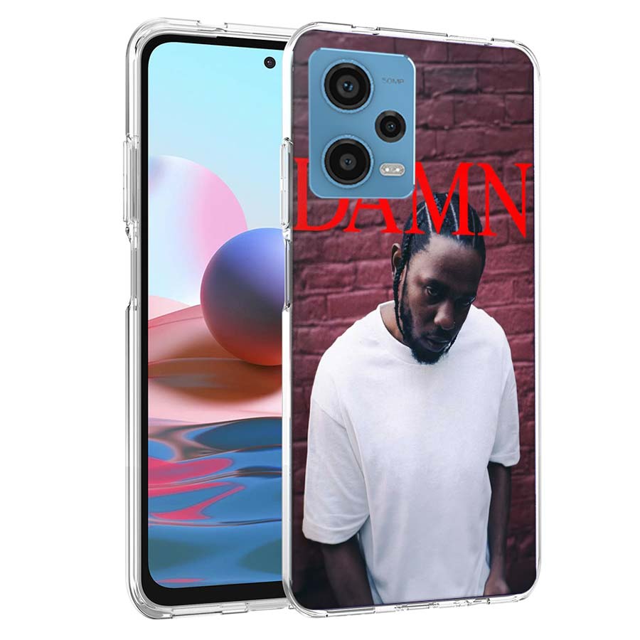 Kendrick Lamar DAMN Phone Case For Redmi Note 13 12 14 15 Pro Plus 13R 11 11T 11E 11S 10 Pro 10S 9 9S Cover Cell Clear TPU Capa