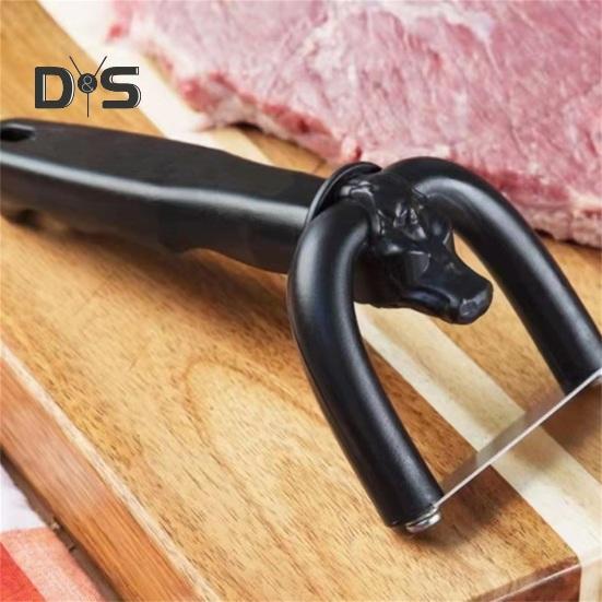 Stainless Steel Anti Rust Meat Slicer Labor Saving Ergonomic Design Food Cutter Kitchen Tools