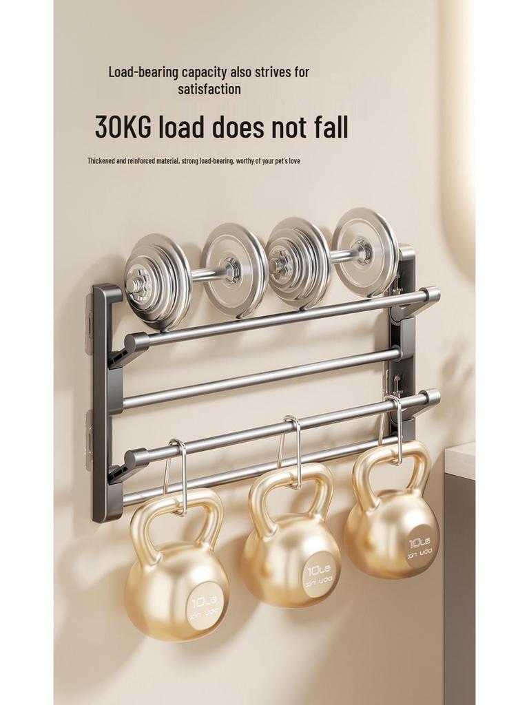 Wall-Mounted Foldable Slipper Rack: Non-Punch, Multi-Layer Shoe Storage for Bathroom Doors