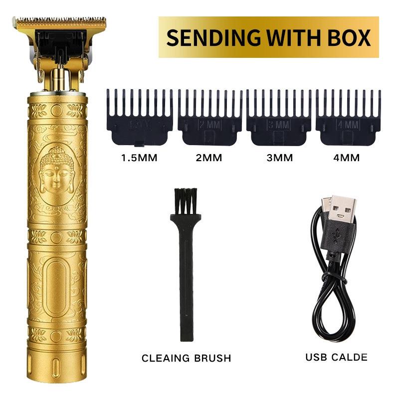 T9 Professional Hair Trimmer Wireless Electric Hair Clipper Beard Shaver Men Hair Cutting Machine Barber Big Blade Cutting Tools