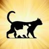 Cat Family Metal Wall Art Sculpture Kids Room Decor Gift Cat Lovers Durable Metal
