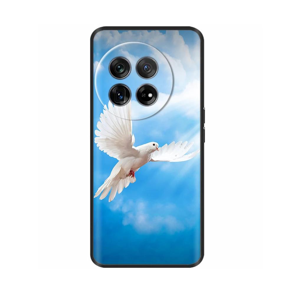 For OnePlus 12 Case Cover Silicone Soft TPU Phone Cases Bumper for One plus 12R 1+12 Oneplus12 5G Back Cover Funda Shockproof
