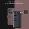 Pro Motorola Edge 50 Neo 5G/Moto S50 5G/Thinkphone 25 5G Pouzdro Pravý Štípaný Kožený Kryt na Telefon s Peněženkou Stojánkem