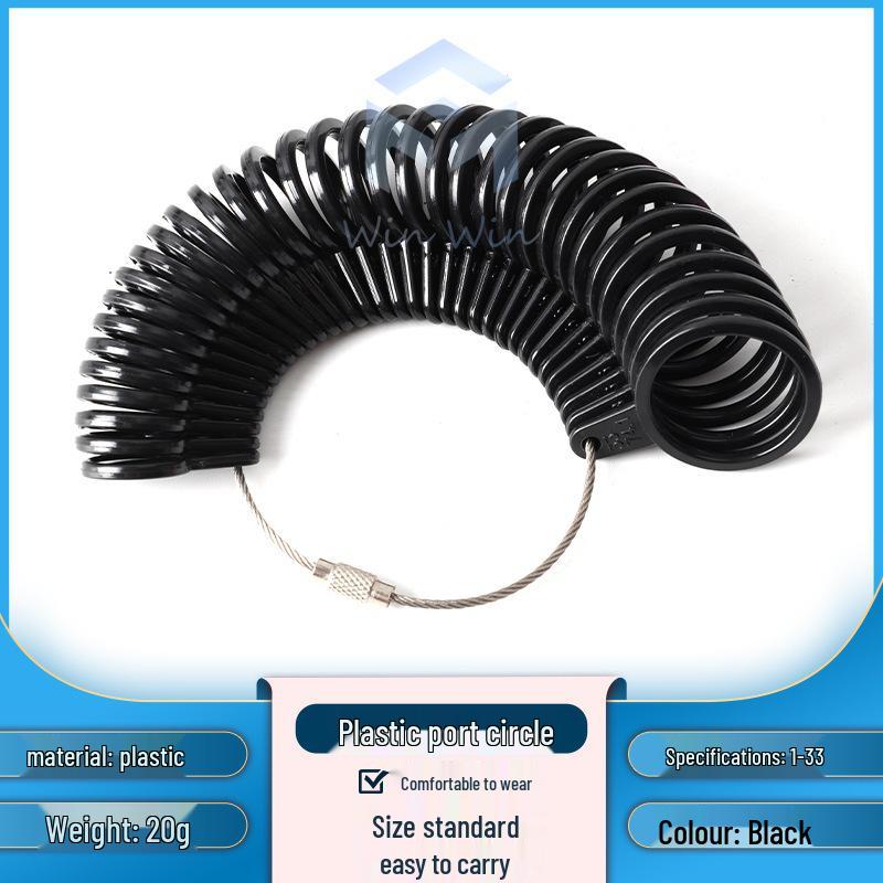 US Ring Sizer Tool - Plastic Finger Measurement for Ring Sizes