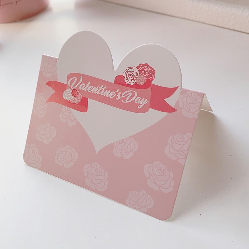 10Pcs/Set Valentines Day Love Postcard Wedding Invitation Greeting Cards Anniversary Valentines Day Gift Cards Party Supplies