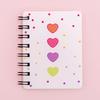2Pcs Cartoon Coil Notebook Mini A7 Portable Spiral Memo Pad for Students Cute Flower Notebook for Journaling School Travel