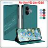 For Vivo V60 Lite 4G/5G Luxury Leather Case Retro Skin Wallet Book Flip Magnet Auto Closed Full Cover ForVivo V60Lite Phone Bags