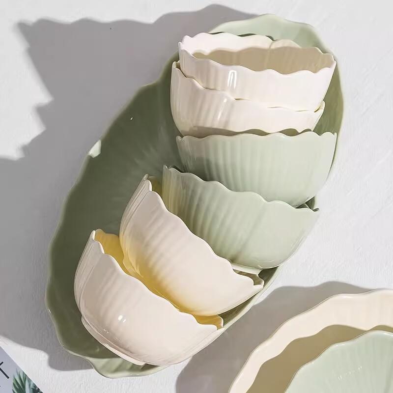 Modus Lanca Ruffle Edge Ceramic Dinnerware Set