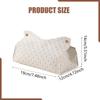Elegant Tissue Box Holder PU Leather Napkin Storage Box Rectangle Design for Office Bathroom Bedroom Kitchen Desk