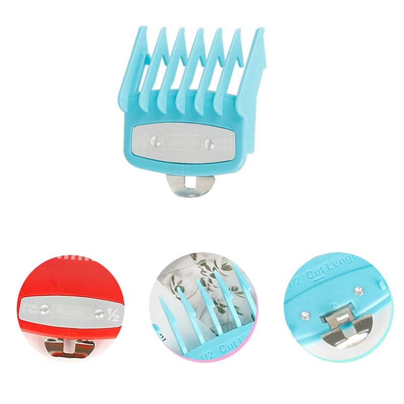 2Pcs 1.5/4.5Mm Electric Hair Clippers Limit Comb Haircut Calipers Electroplating Limit Comb Positioning Comb Beard Trimmers
