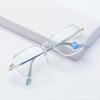 Anti-radiation Blue Light Glasses Transparent Square Frame Glasses for Women Eyewear