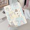 Two Kittens for iPad Pro 11 Inch Y Folded Edge Sticker, Tablet Protective Case with Pen Slot iPad Pro13 Inch