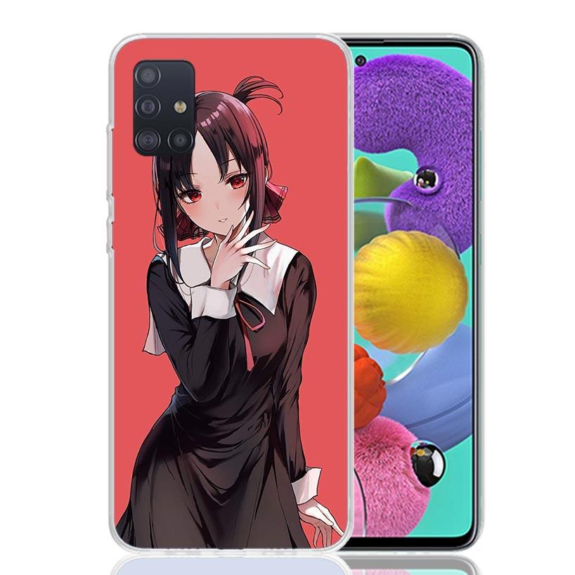 Kaguya Sama Shinomiya Phone Case For Samsung Galaxy A52 A32 A22 A12 A02S A50S A30S A51 A31 AA71 Note 20 Ultra 10 S10 Plus Galaxy