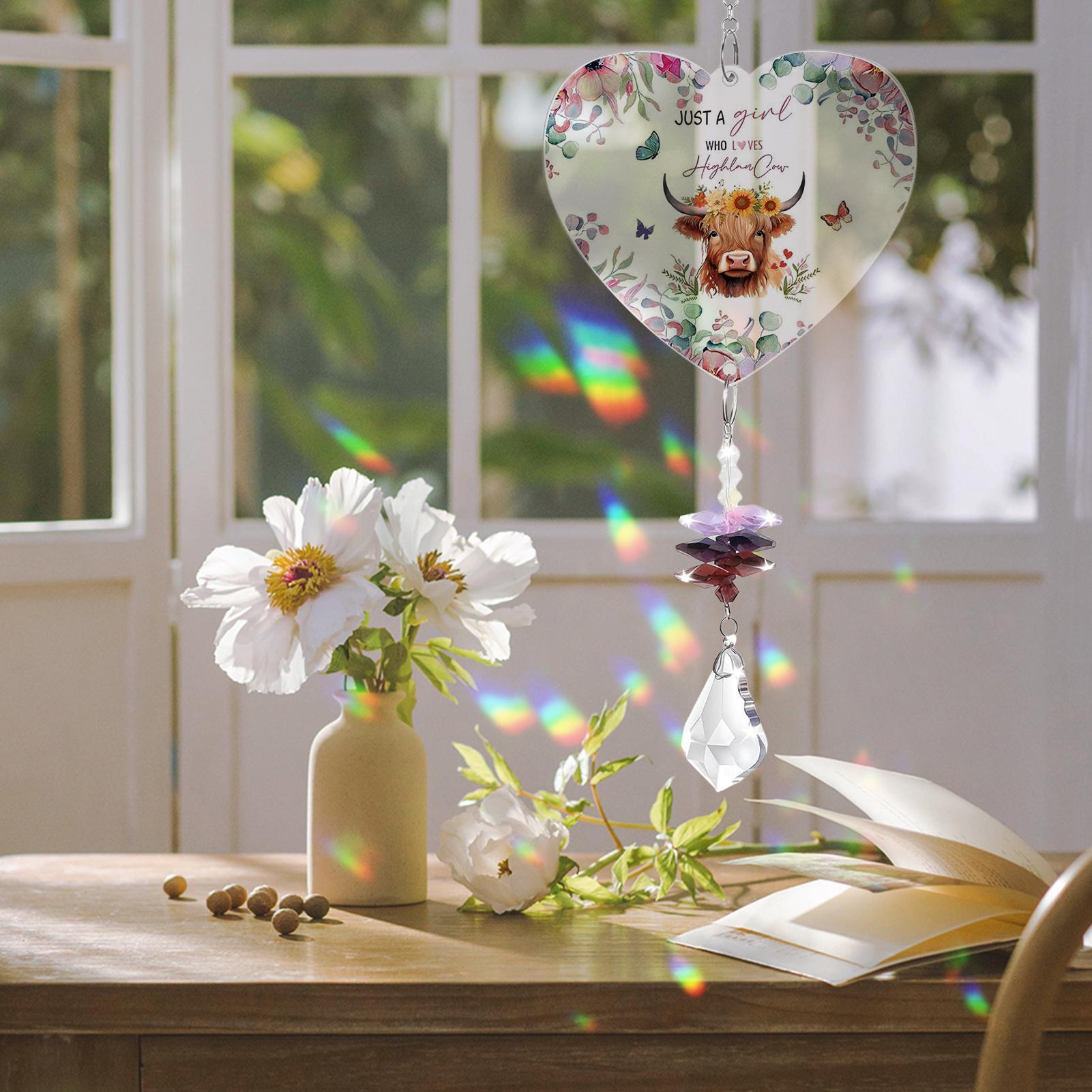 

Window Decor Cute Home Decor Scottish Pendant Cow Window Art Decorations For Party For Girls Friends Sister Family Door Wall China Mainland