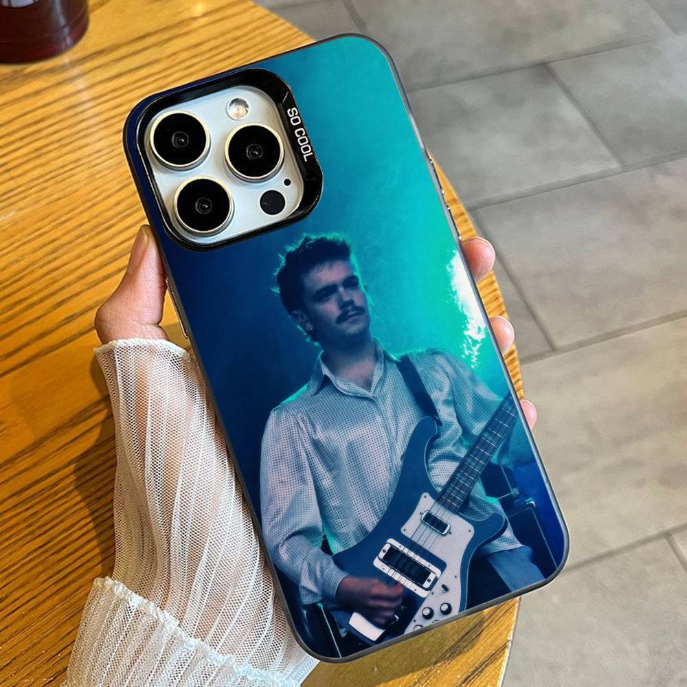 My New Band Believe Black Midi Phone Case For iPhone 16 17 15 14 12 13 Pro Max Black Candy Matte Shockproof Cover
