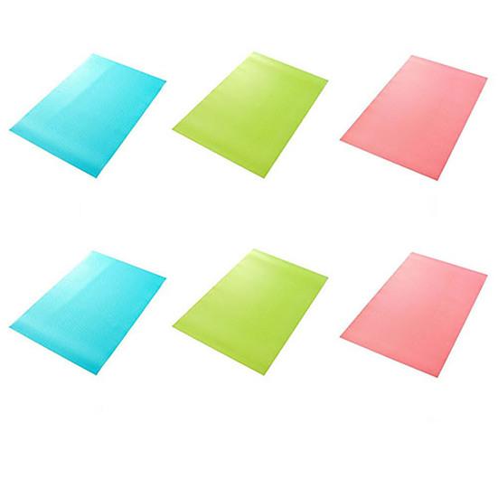 4Pcs Refrigerator Pad Anti Slip Kitchen Supply EVA Cuttable Refrigerator Pad Mat for Cabinets